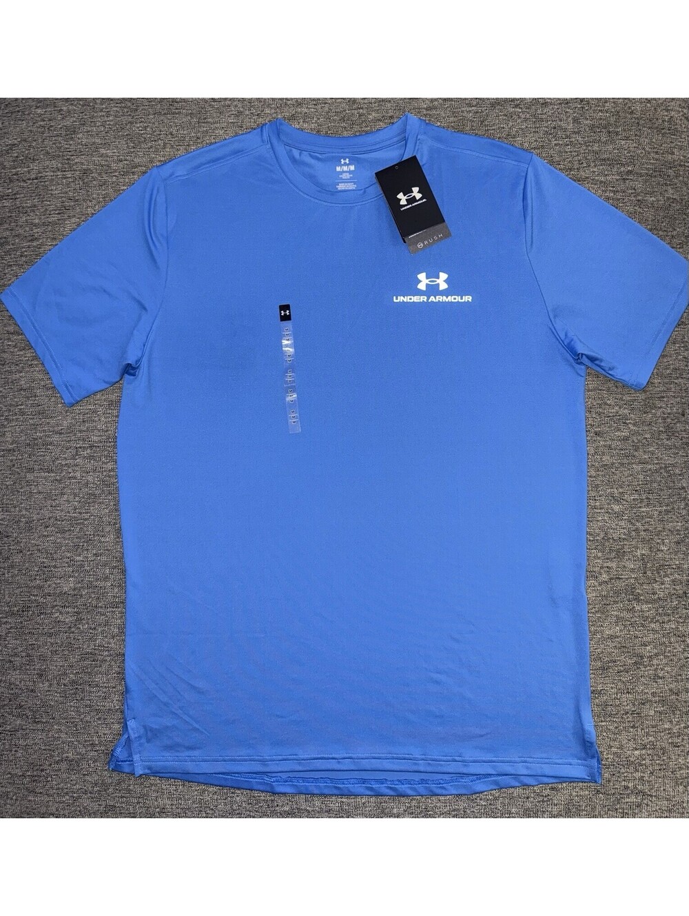 Under Armour Men Medium Loose Fit UA Vanish Rush Series Electric Blue New $45